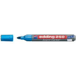 Μαρκαδόρος ασπροπίνακα Edding 250 1,5-3mm μεταλλικός γαλάζιος