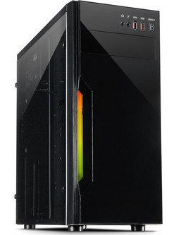 Inter-Tech B-42 RGB Gaming Midi Tower Κουτί Υπολογιστή RGB με Πλαϊνό Παράθυρο