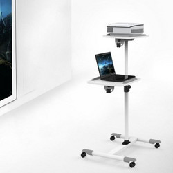 Techly ICA-TB TPM-6 Έπιπλο στήριξης Trolley για Notebook / Προβολέα Λευκό