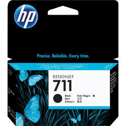 HP 711 Black Μελάνι Εκτυπωτή Inkjet CZ129A 38ml