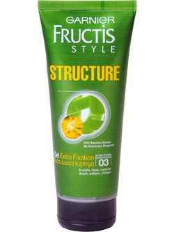 Garnier Fructis Style Structure Gel Μαλλιών Ανδρικό Πολύ Δυνατό Κράτημα 200ml