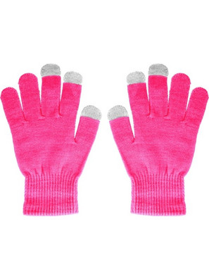 Γάντια Touch Screen Pink One Size