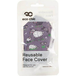 Eco Chic Face Cover Grey Sheep M08 1τμχ