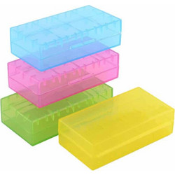 Plastic Storage Case for 18650 Battery - Διαφανές