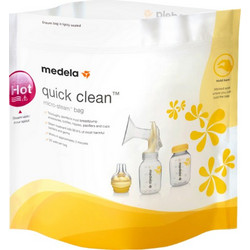 Medela Quick Clean Σακουλάκια Αποστείρωσης Φούρνου Μικροκυμάτων 5 τμχ