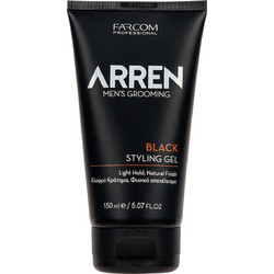 Farcom Arren Black Styling Gel Μαλλιών Ανδρικό με Χρώμα 150ml