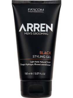 Farcom Arren Black Styling Gel Μαλλιών Ανδρικό με Χρώμα 150ml