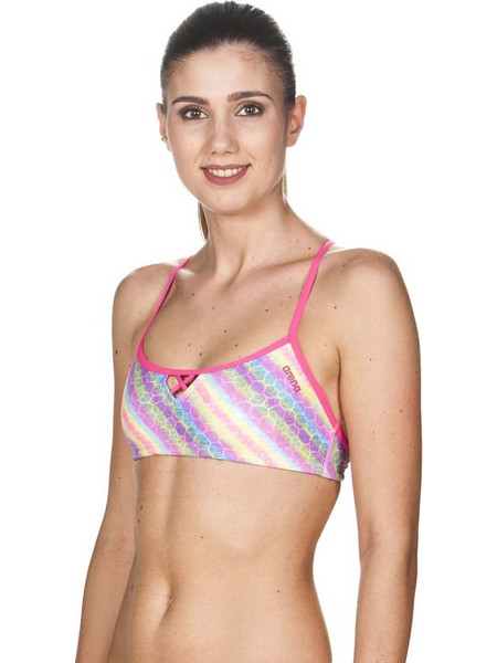 Arena Bandeau Αθλητικό Γυναικείο Μαγιό Bikini Top Πολύχρωμο 001109-959