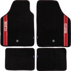 Πατάκια μοκετα Sparco 03763BRS Σετ 4Τμχ Μοκετα