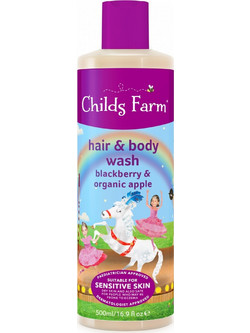Childs Farm Blackberry & Organic Apple Παιδικό Φυτικό Σαμπουάν & Αφρόλουτρο 500ml