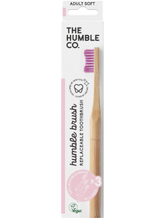 The Humble Co. Soft Ροζ & Κεφαλές Αντικατάστασης Οδοντόβουρτσες 3τμχ