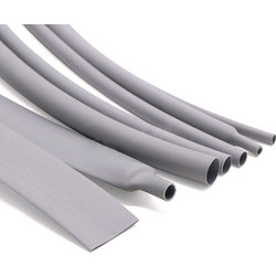 Heat Shrink Tubing Gray Θερμοσυστελλόμενο Γκρι Φ19 19.1/9.5mm 1m CB-1000-109 PLF100