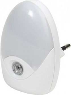 Vivanco Led Night Light Sensor 34421 Λευκό με Sensor Μέρας-Νύκτας