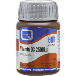 Quest Vitamin D3 2500iu 60 Ταμπλέτες