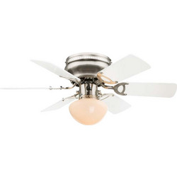 Globo Ugo 0307W Ανεμιστήρας Οροφής 76cm 60W με Φως Λευκός Ασημί
