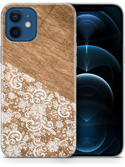 Θήκη Apple iPhone 12 mini Flexible TPU - White Lace