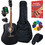 Cort AD810 Satin Black Bundle 1