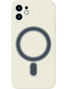 Θήκη Iphone 11 - Soft Flexible Silicone Rubber Full Coverage Shockproof Magsafe Case Apple - Άσπρο
