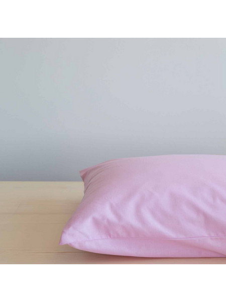 Nima Σεντόνι Υπέρδιπλο με Λάστιχο 160x200+32 Unicolors Light Pink