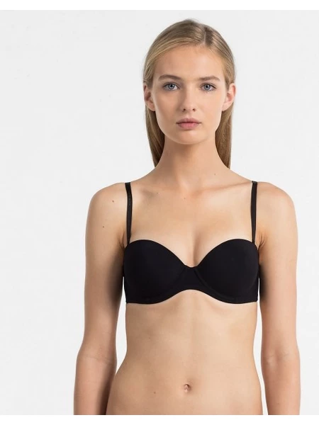 Calvin klein Σουτιέν strapless push up Seamless QF5677E - natural beige