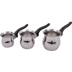 Μπρίκι Guvas Νο 4 Με Χερούλι Silver 823-22-009 Αλουμίνιο