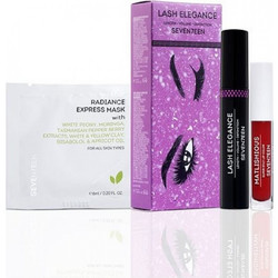Seventeen Fiber Extense Mascara + Sachet Radiance Express Mask + Matlishious Super Stay Lip Color 10