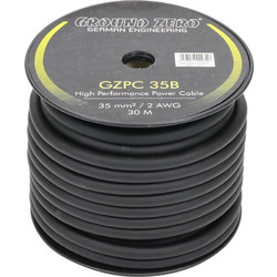 Ground Zero GZPC 35B Καλώδιο Γείωσης-Ρεύματος 2AWG (Κουλούρα 30m.)