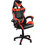 Woodwell BF7850 Καρέκλα Gaming Δερματίνης Μαύρη Πορτοκαλί EO582,1