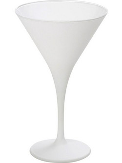 Espiel Σετ Ποτήρια Κοκτέιλ Γυάλινα Κολωνάτα Maya White 250ml 6τμχ RAB333K6