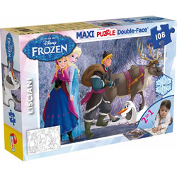 Παιδικό Puzzle Lisciani Giochi Maxi Disney Frozen On The Walk 108 Κομμάτια