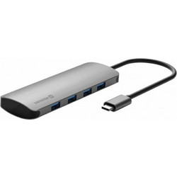 Swissten SW44040101 USB Hub 3.0 USB-C με 4 Θύρες USB-A