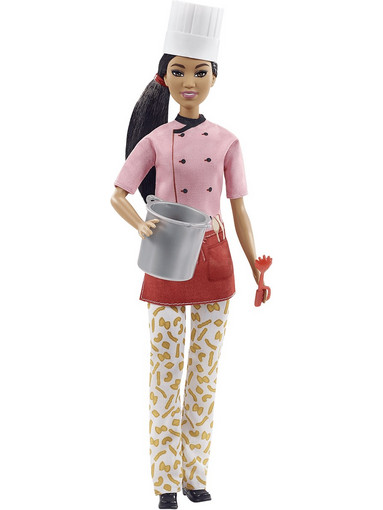 Mattel Barbie Σεφ με Πολύχρωμο Παντελόνι