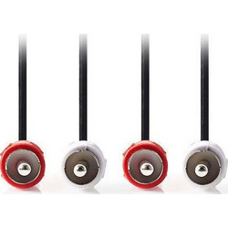 Nedis Cable 2x RCA male - 2x RCA male 10m