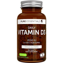 Igennus Pure Essentials Daily Vitamin D3 2000iu 365 Ταμπλέτες