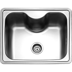 Fortinox Arena 22060 Ένθετος Νεροχύτης Inox Ματ 60x50cm