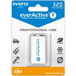 everActive Professional Line 9V 280mAh 1τμχ