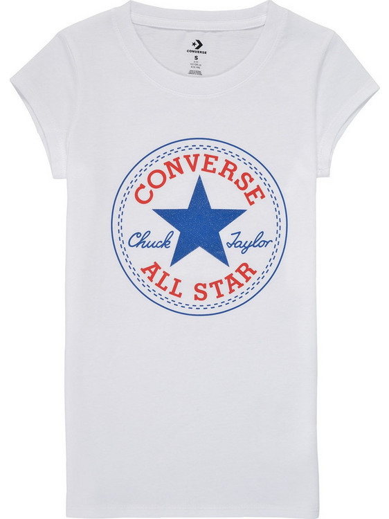 Converse Παιδικό T-Shirt Κοντομάνικο Λευκό 468992-001