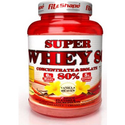 Fit & Shape Super Whey 80 Vanilla Heaven Πρωτεΐνη Ορού Γάλακτος Γράμμωσης 2.27kg