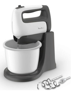 Moulinex HM4641 Μίξερ με Περιστρεφόμενο Κάδο 2.5lt 500W