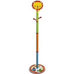 Fisher Price Ξύλινος Παιδικός Καλόγερος με 3 γάντζους, 145x35.5x35.5 cm - Fisher Price
