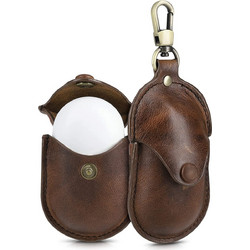 KW PU Leather Θήκη για Samsung Galaxy Buds / Buds Plus - Dark Brown (56871.18)