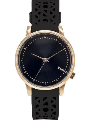 Komono Estelle Cutout Γυναικείο Ρολόι με Μαύρο Λουράκι W2651