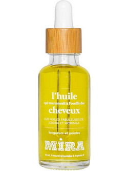 Λάδι l' huile cheveux (Tζοτζόμπα & Μορίνγκα & Ylang Ylang) 30ml Mira France