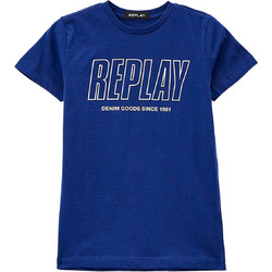Replay Παιδικό T-Shirt Κοντομάνικο Royal Blue SB7308-020-2660-792