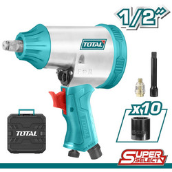 Αερόκλειδο 1/2" με Μέγιστη Ροπή 31.8kgm Total TAT41125