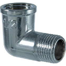 Γωνία Αρσ.Θηλ. 1/2"x1/2" Χρωμέ TDM BRASS
