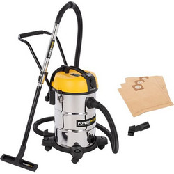 Powerplus POWX3240 Σκούπα Υγρών / Στερεών 1200W με Κάδο 30lt