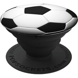 PopSockets Soccer Ball Black / White