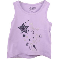 Losan Παιδικό T-Shirt Αμάνικο Λιλά 016-1302AL