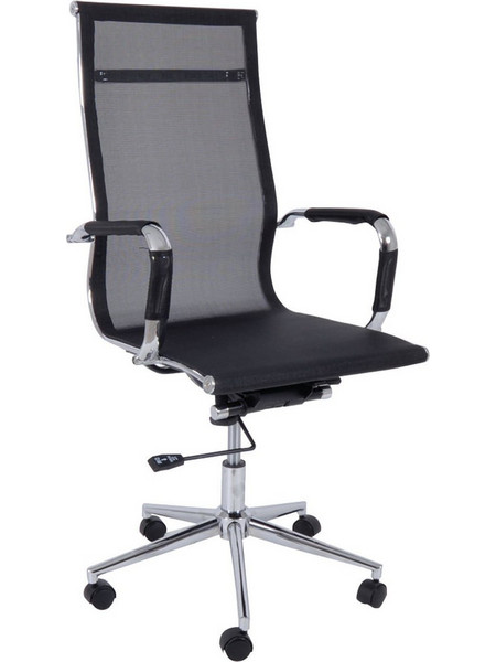 Woodwell BF3200 Καρέκλα Γραφείου με Προσκέφαλο και Ανάκλιση Μαύρη EO226